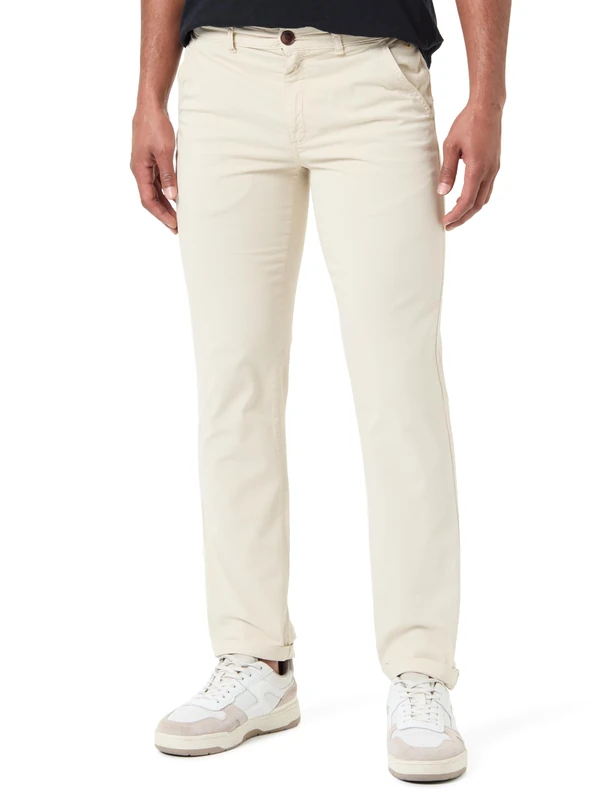 Armor Lux Men's Heritage Comfort Chino, Oyster, 34