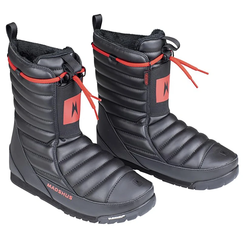 Madshus PODIUM BOOTIES, Unisex - Adult booties, black - red, XL (EU: 48-49 / cm: 30-31) - 18G2602.1.1.XL