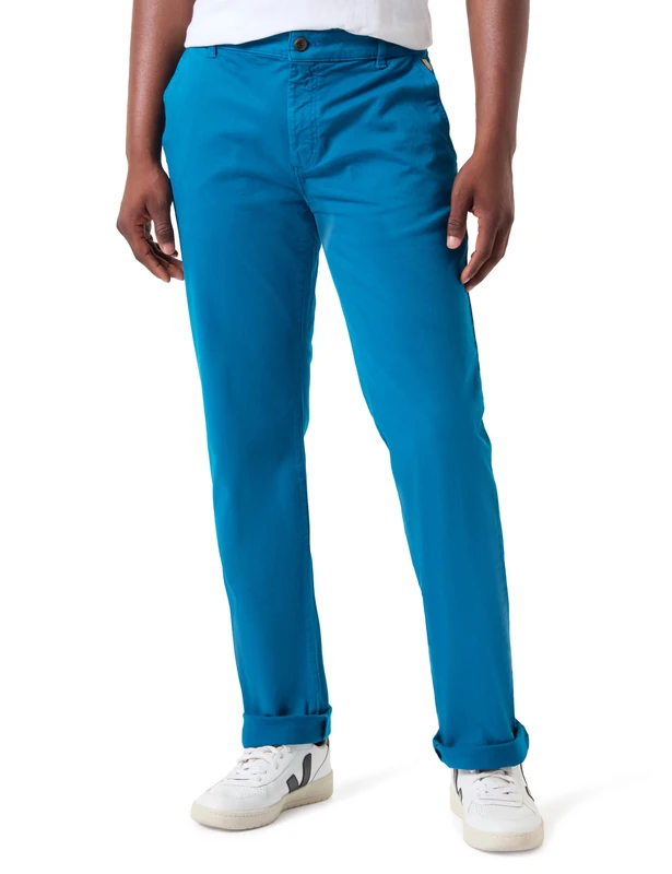 Armor Lux Men's Regular Heritage Chino Tanis, Deep Lagoon, 28