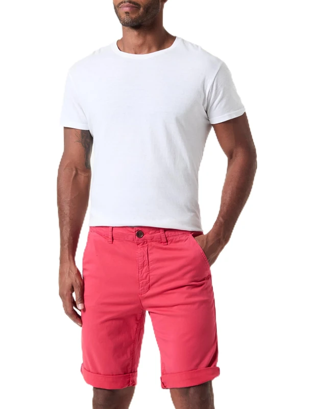 Armor Lux Men's Bermuda Shorts Rompers, Cardinal E24, 36