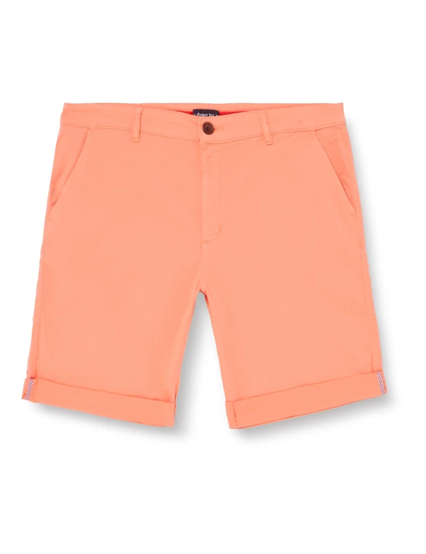 Armor Lux Men's Bermuda Shorts Rompers, Coral E24, 28