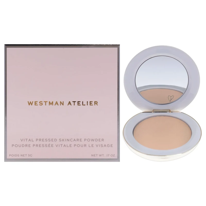 Vital Pressed Skincare Powder - Creme by Westman Atelier for Women - 0.17 oz Powder