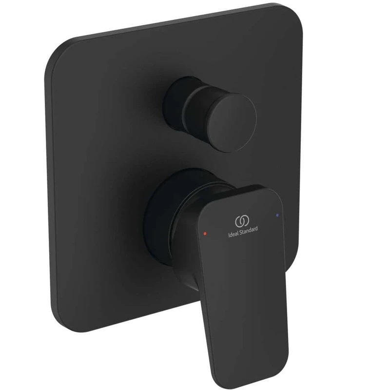 Ideal Standard - Ceraplan Concealed Single Lever Shower Mixer Tap Complete Two Way Silk Black