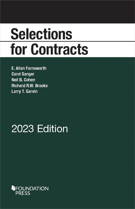 Selections for Contracts, 2023 Edition (Selected Statutes)