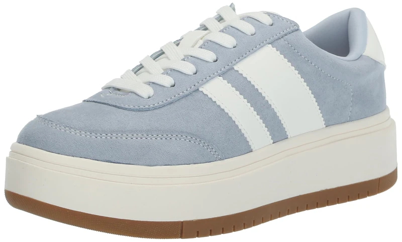 Madden Girl Women's Navida Sneaker, Light Blue, 5.5 UK