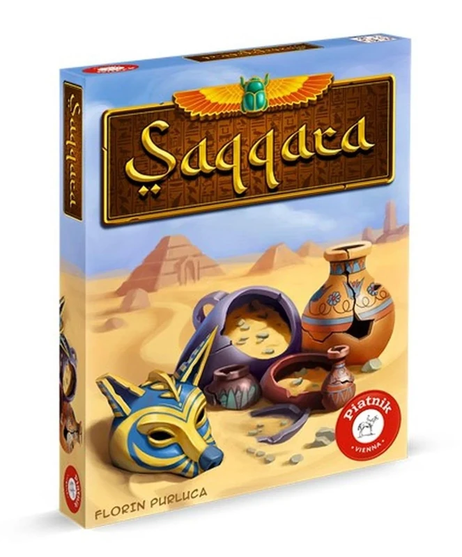 Piatnik PIA06712 Saqqara-Das Karten Tile Game for Treasures and Museums