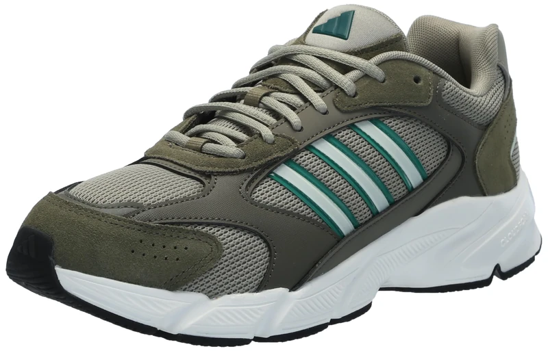 adidas CrazyChaos 2000 Sneaker - Silver Pebble/Green/Olive - 13.5 UK - Image 1