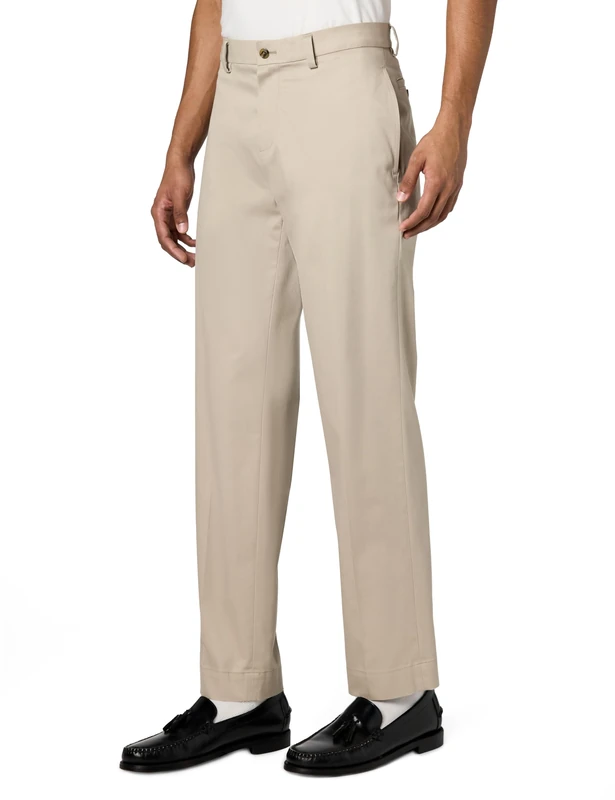 Brooks Brothers Men's Regular Fit Stretch Lightweight Advantage Chino Pants Casual, Khaki, 36W x 30L