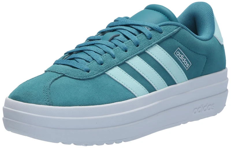 adidas Kids' VL Court 3.0 Sneaker, Arctic Fusion/Semi Flash Aqua/White, 4.5 Big Kid - Image 1