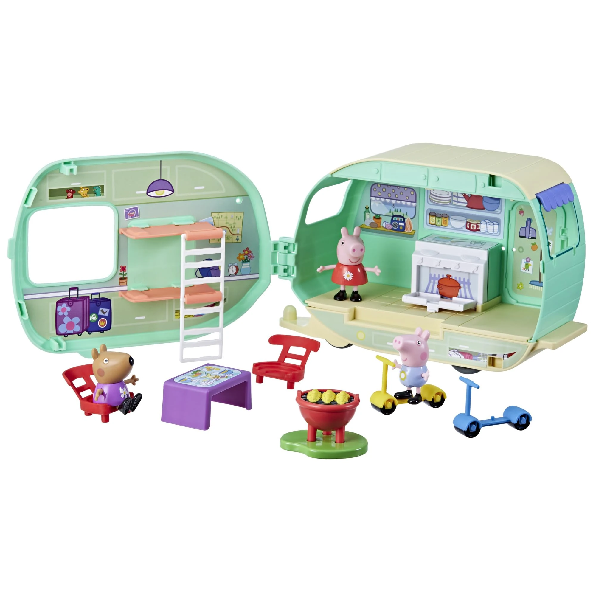 Peppa Pig Peppa's Caravan Playset, Pink