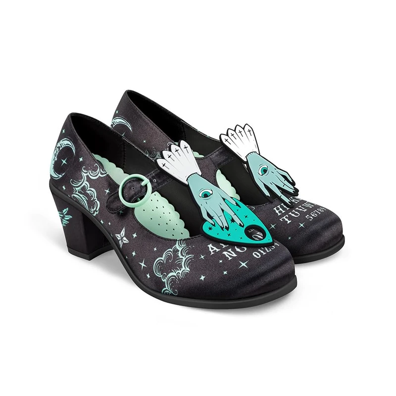 Hot Chocolate Design Chocolaticas Mid Heels Spirit Board Women's Mary Jane Pump Multicoloured HCD 36