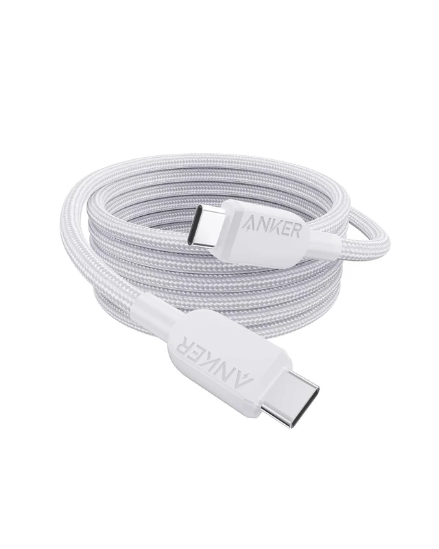 Anker 240W USB-C to USB-C Cable, 6 ft Double Braided Nylon Type C Charging Cable, for MacBook Pro, iPhone 17/16/15, iPad Pro, Samsung Galaxy,and More (Charger Not Included)