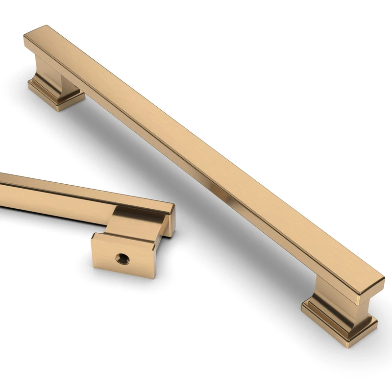 Asidrama 10 Pack 7.5 Inch(192mm) Champagne Bronze Kitchen Cabinet Handles, Cabinet Pulls Kitchen Cabinet Hardware for Cupboard Drawer Handles Dresser Pulls