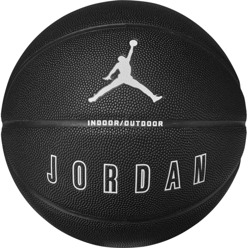 Nike Jordan Ultimate 2.0 Basketball 8P Graphic – Indoor/Outdoor Basketball with Graphic Design – Training Basketball – Delivered Deflated, Black/Black/Black/White, 7