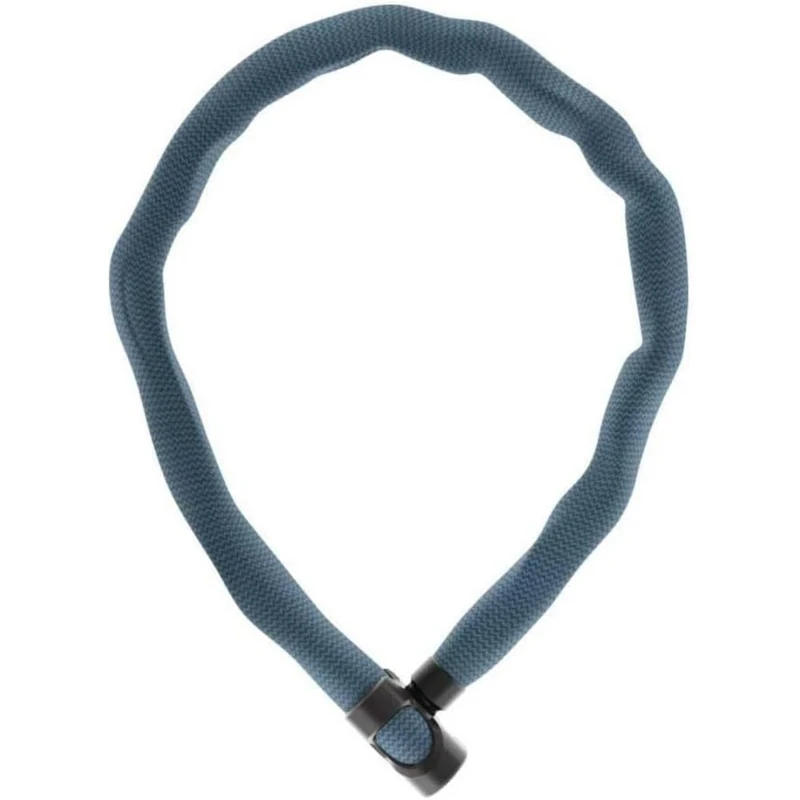 ABUS Chain Lock IVERA Chain 7210 - Bicycle Lock with Highly Flexible IvyTex Synthetic Fibre Casing - ABUS Security Level 8 - 110 cm - Colour: black