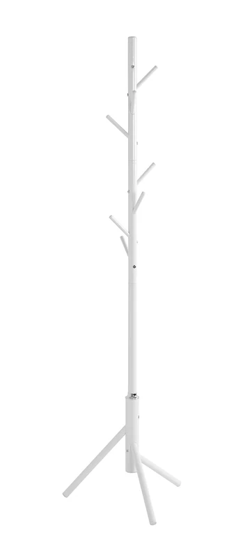 HAKU Möbel Coat rack, Clothes rack, Standing coat rack white, Metal - Dim.: H 173 x Ø 48 cm, Style: Traditional
