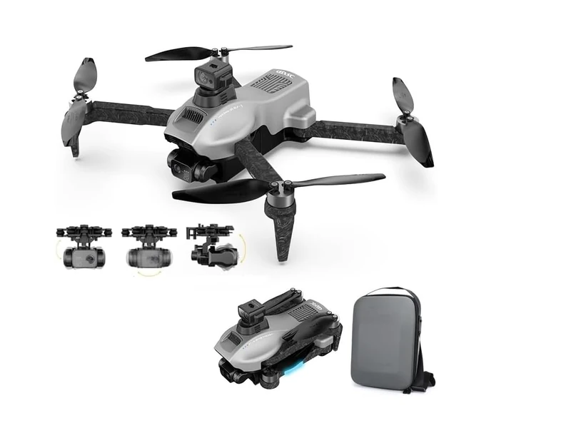 LUXWALLET Nocchi Fly-High 4K GPS Drone - Silver