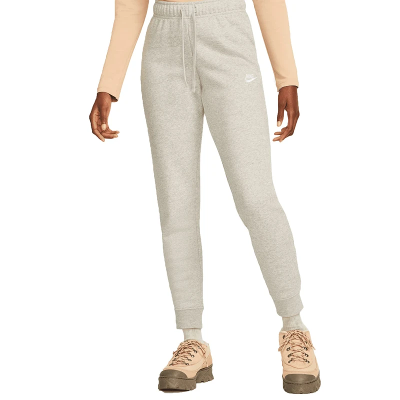 NIKE DQ5174-063 W NSW Club FLC MR Pant Tight Pants Women's Dk Gray Heather/White Size M-S