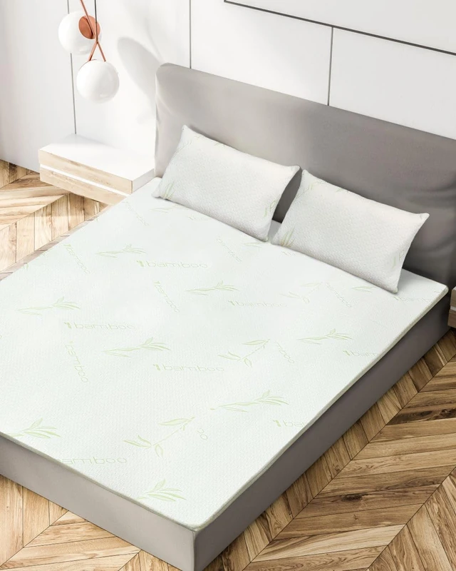 Kampala Hill Memory Foam Mattress Topper with Bamboo Cover 4cm Thick Medium Firmness for Back/Neck Pain Quality Hypo Allergnic Single
