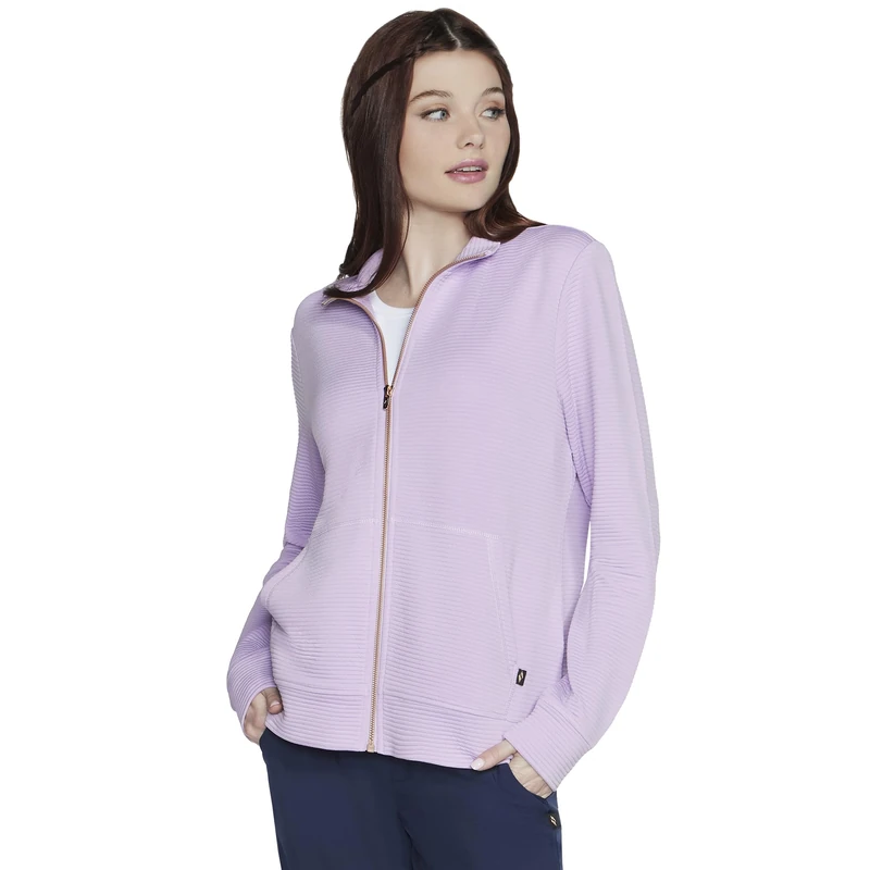 Skechers Womens The Go Walk Everywhere Jacket Cardigan Sweater, Orchid Bloom, M UK
