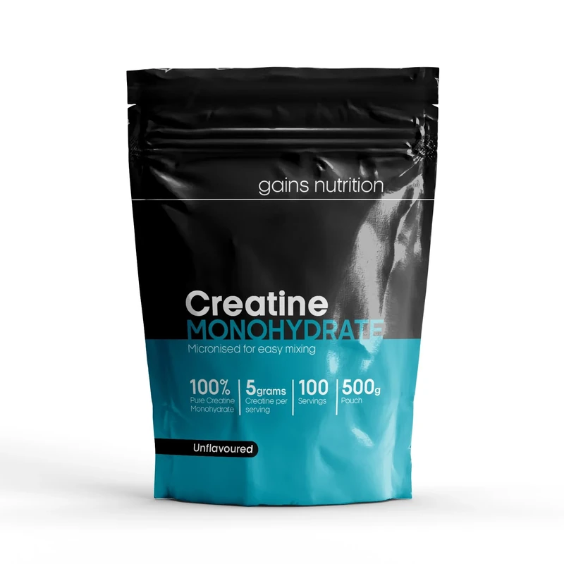 GN Creatine Powder | 500g High Strength Creatine Monohydrate Powder - 5g per Serving | Unflavoured Filler Free Creatine-Monohydrate | Non-GMO & Gluten Free