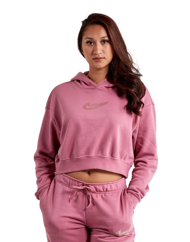 NIKE DQ6776-667 W NSW STRDST GX HDY Sweatshirt Women's ROSE Size L