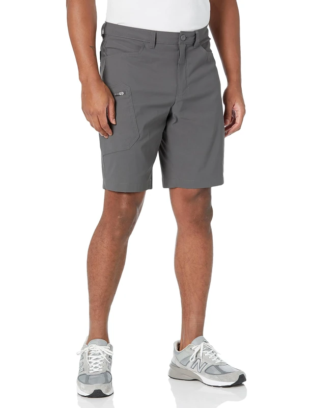 Eddie Bauer Men's Rainier Short, Dk Smoke, 34