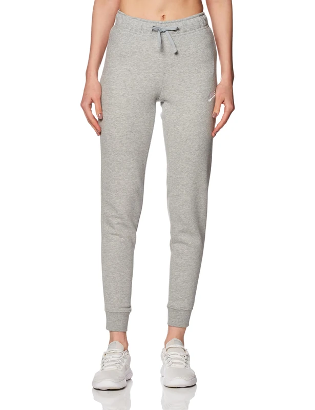 NIKE DQ5174-063 W NSW Club FLC MR Pant Tight Pants Women's Dk Gray Heather/White Size XL-T