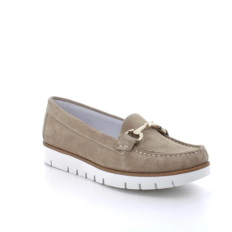 ENVAL SOFT Women's D.marylu Enval Driving Style Loafer, Ivory (RAL 1013), 5 UK - Image 1