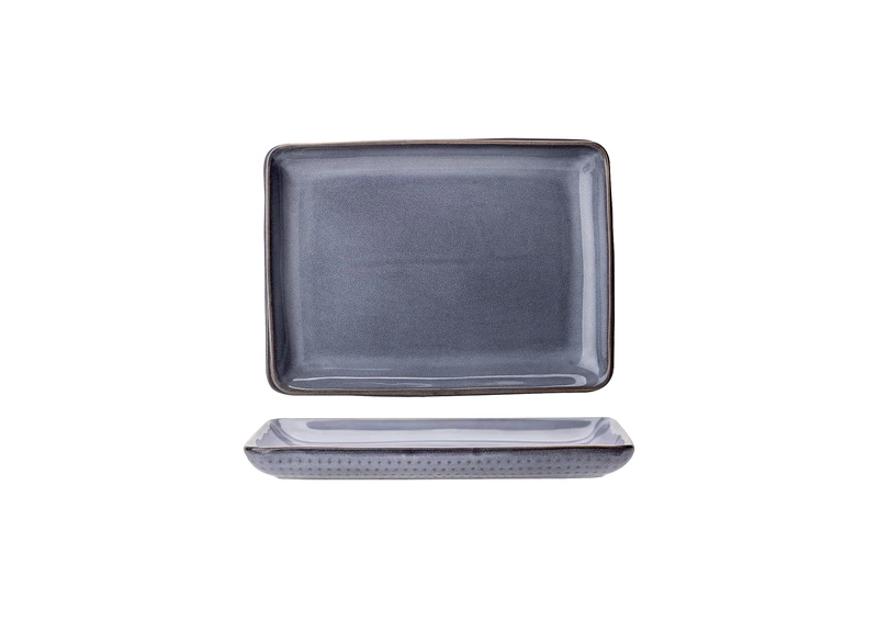 Cosy & Trendy Toluca Blue Plate, 16.5 x 22.5 cm, Pack of 6