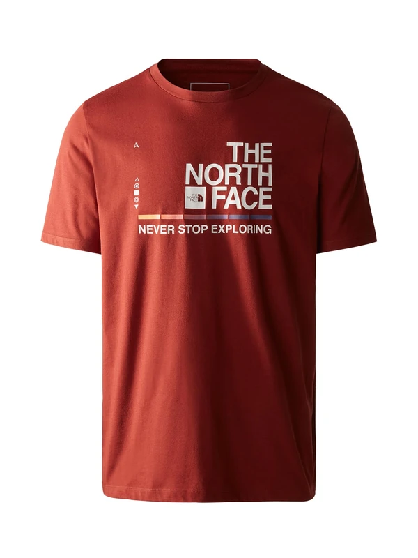 THE NORTH FACE Foundation Graphic T-Shirt Brandy Brown L