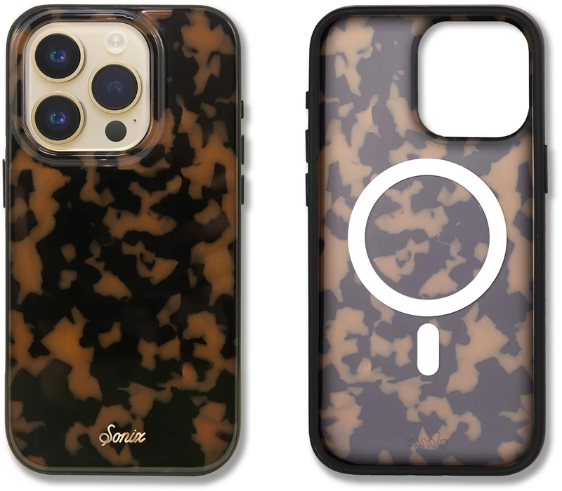 Sonix Case for iPhone 15 Pro | Compatible with MagSafe | 10ft Drop Tested | Tortoise Shell | Brown Tort - Image 1
