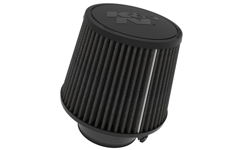 K&N Black Universal Dryflow Conical Air Filter 76mm flange, 152mm base, 127mm top, 127mm height (RU-3126HBK)