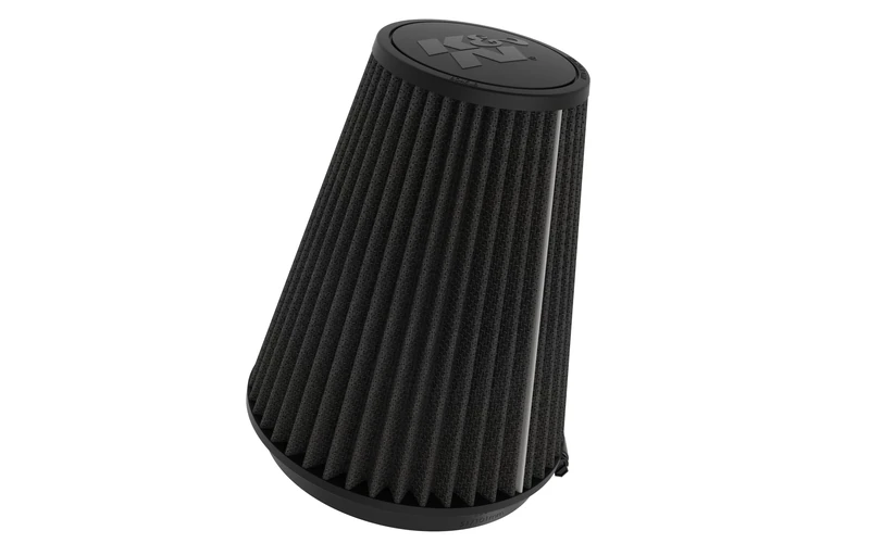 K&N Black Universal Dryflow Conical Air Filter 152mm flange, 191mm base, 114mm top, 229mm height (RU-3115HBK)