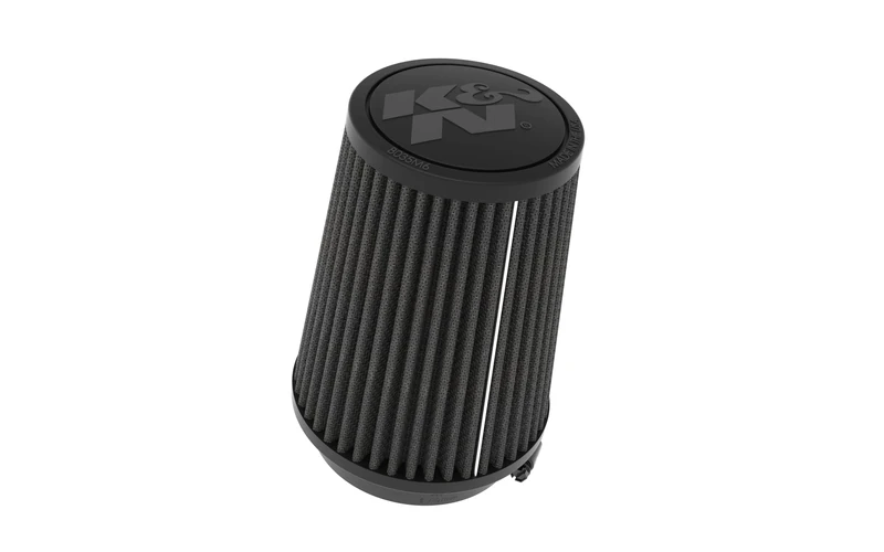 K&N Black Universal Dryflow Conical Air Filter 76mm flange, 114mm base, 89mm top, 146mm height (RU-3121HBK)