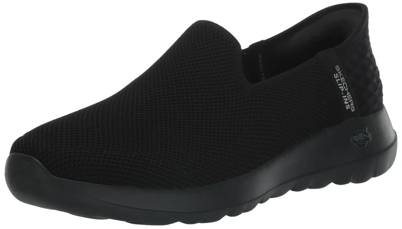 Skechers Women's Go Walk Joy Vela Slip-ins Trainers, Black, 42 EU Weit