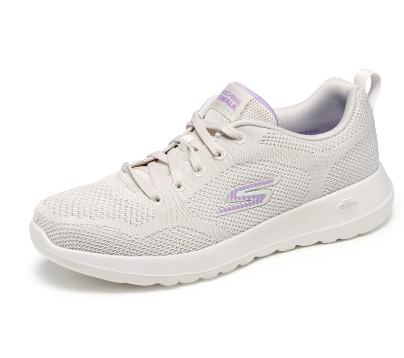 Skechers Women's Go Walk Joy Violet Sneaker, Natural Purple, 4 UK