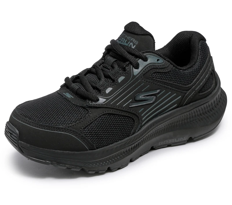 Skechers Women's GO Run CONSISTENT 2.0 Advantage Sneaker, Black, 3 UK