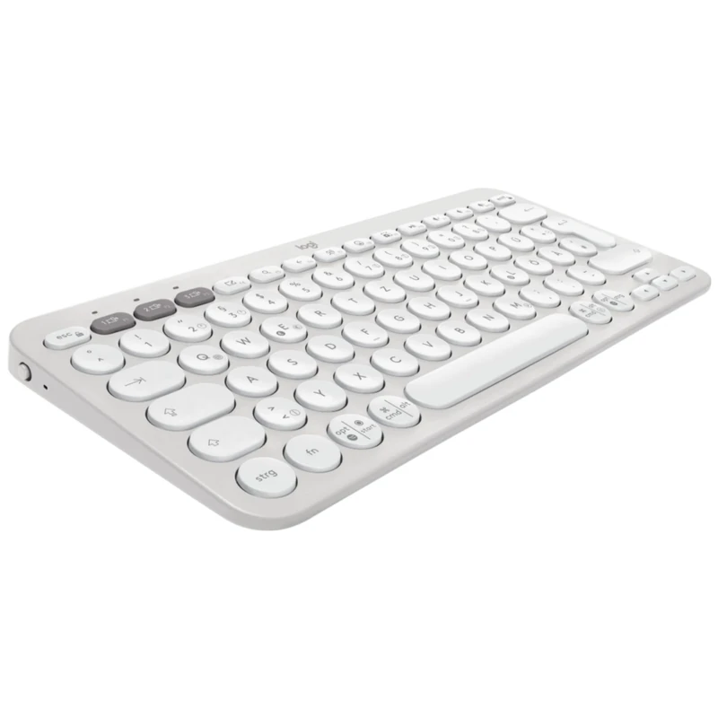 Logitech Pebble 2 Combo - QWERTZ German Layout, Tonal White
