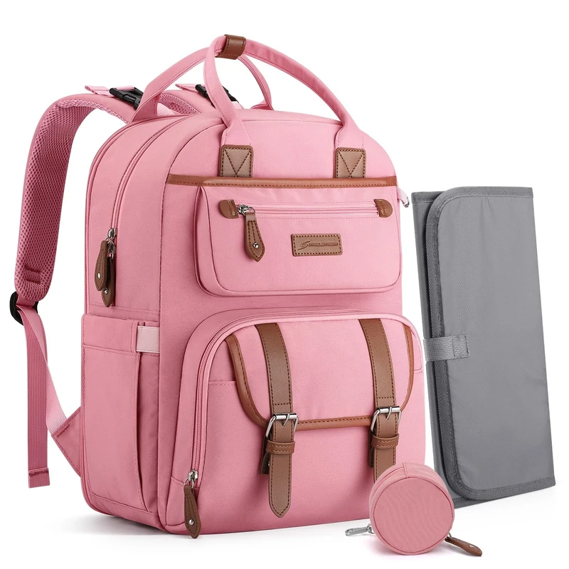 Maelstrom Unisex's Msdbp02 Diaper Changing Backpacks, Pink, 30L US