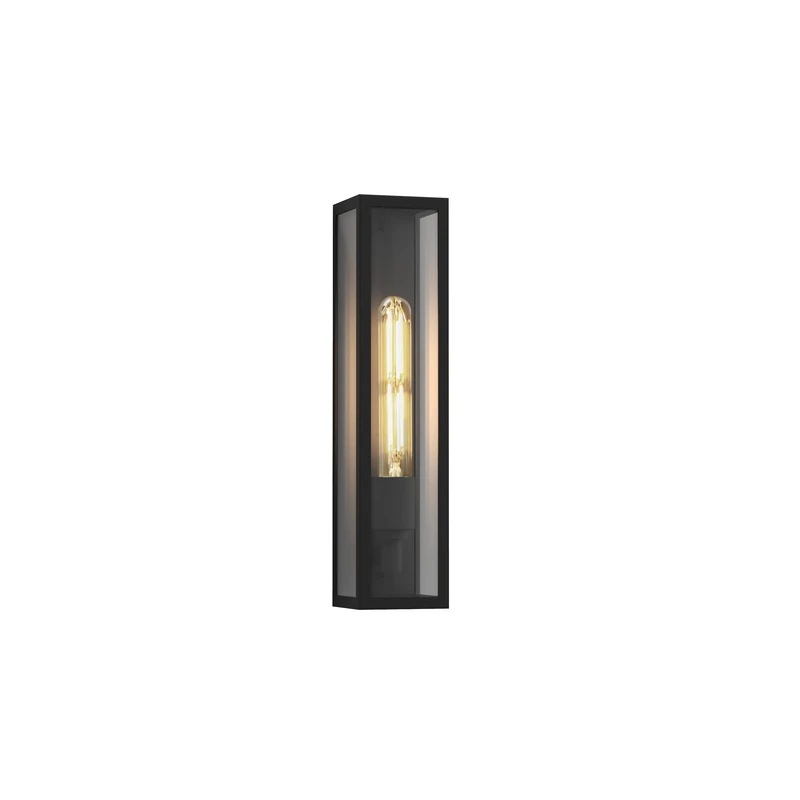 Astro Harvard Wall Outdoor Wall Light - IP44 Rated - (Textured Black), LED E27/ES Lamp, Designed in Britain - 1402017-3 Years Guarantee