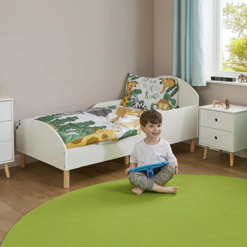 Liberty House Toys Kids White Toddler Bed