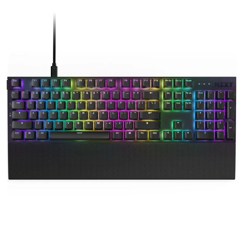 NZXT Function 2-2024 Full-Size Optical Gaming Keyboard - Black