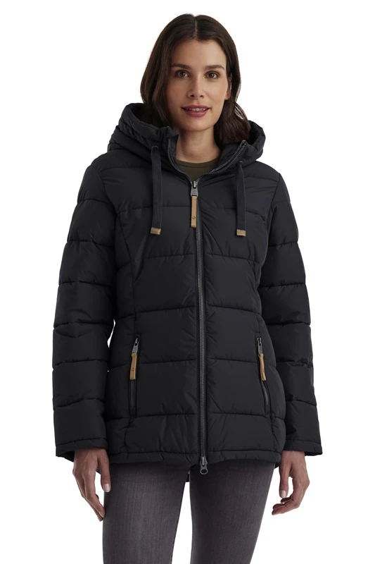 G.I.G.A. DX Women's Gw 12 Wmn Qltd Jckt Winter Hood, Functional Jacket in Down Look, Dark Navy, 38
