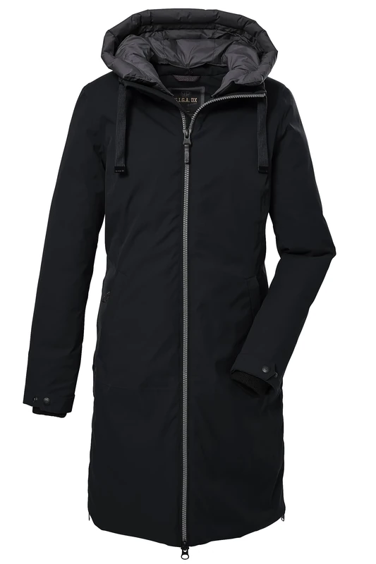 G.I.G.A. DX Women's Gw 2 Wmn Prk Functional Removable Hood/Parka Waterproof, Black, 42
