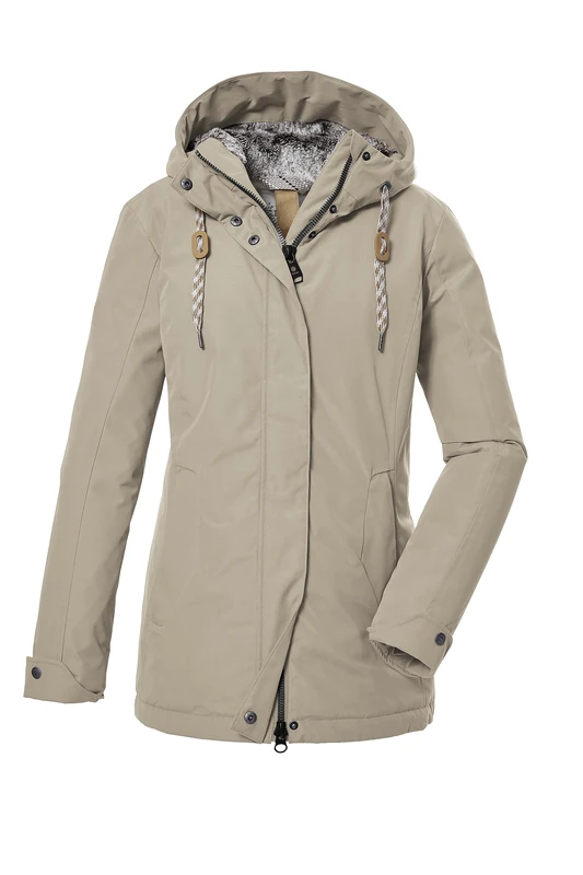 G.I.G.A. DX Women's Gw 14 Wmn Jckt Functional outdoor jacket with Hood, light beige, 44 (EU)