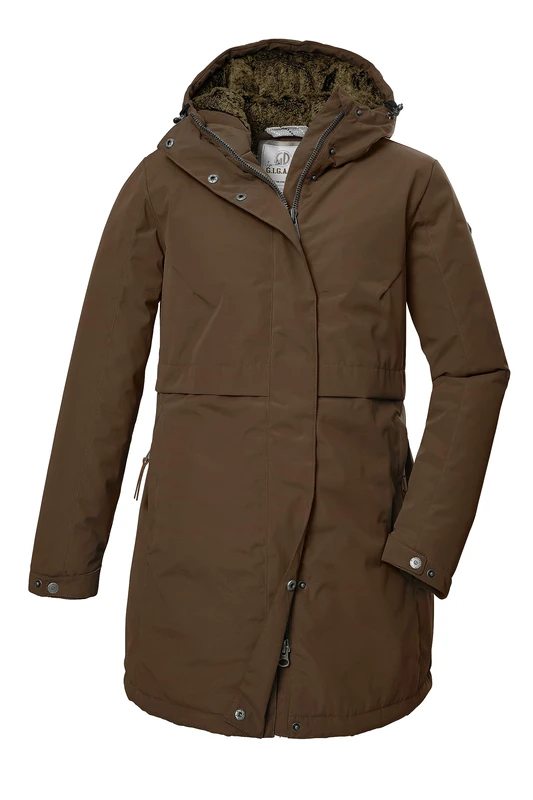 G.I.G.A. DX Women's Gw 41 Wmn Prk Winter Jacket/Functional Parka with Hood, Brown, 40