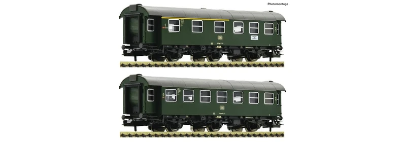 Fleischmann 809911 N Scale DB 1st/2nd Class Coach Set of 2