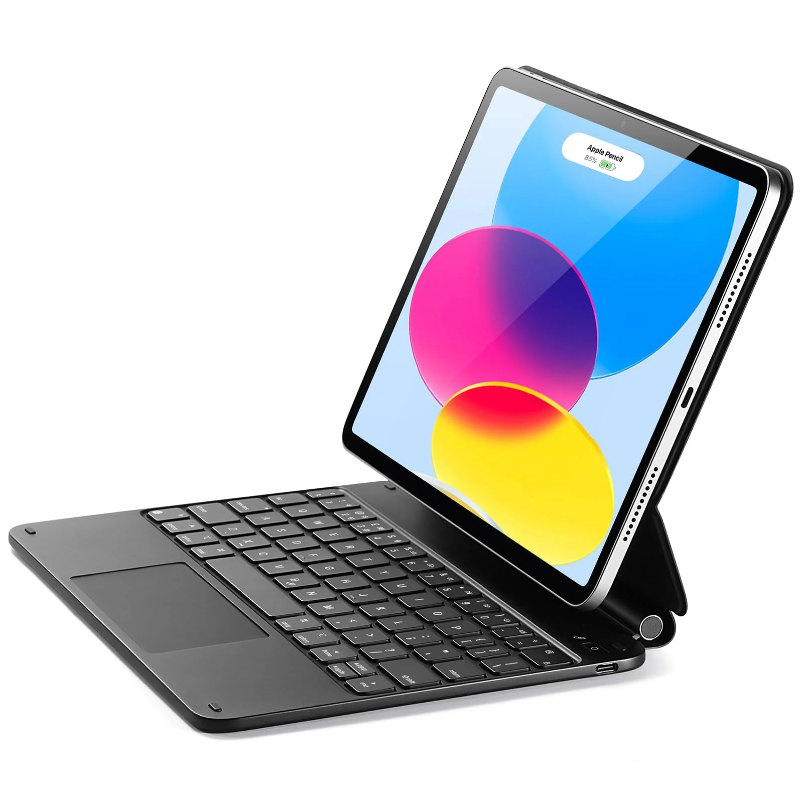 ESR iPad 11th(A16, 2025)/10th Gen Case with Keyboard, Magic Keyboard for iPad 10.9", Case with Floating Cantilever Stand, Springy Backlit Keys, Multi-Touch Trackpad, Black