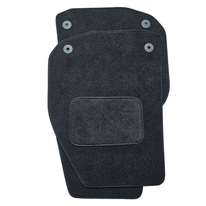Tailored Car Mat Set Compatible/Replacement for Ferrari 488 Velour Carpet Mats, With Heel Pad, Non Slip - Image 1
